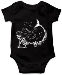 printfashion Csontváz sellő - Baba Body - Fekete (13847955)