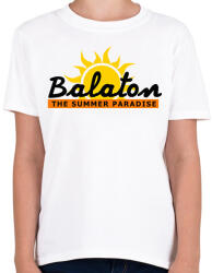 printfashion BALATON2 - Gyerek póló - Fehér (1560193)