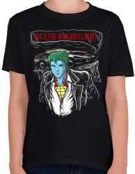 printfashion Határok - Gyerek póló - Fekete (39843)