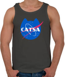 printfashion CATSA - Férfi atléta - Sötétszürke (4368293)