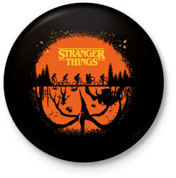 printfashion Stranger halloween - Kitűző, hűtőmágnes - Fekete (14535568)