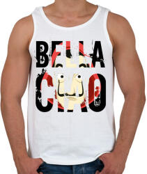 printfashion LA CASA DE PAPEL - Férfi atléta - Fehér (4897147)