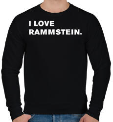 printfashion I love Rammstein. - Férfi pulóver - Fekete (2330896)