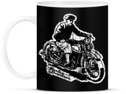 printfashion Motrocircle vintage - Bögre - Fekete (4887550)