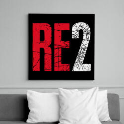 printfashion RE 2 - Vászonkép - Fekete (6651735)