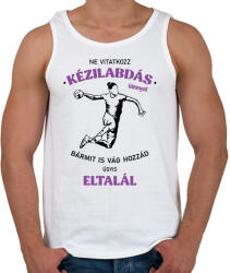 printfashion Ne vitatkozz kézilabdás lánnyal - Férfi atléta - Fehér (7156038)