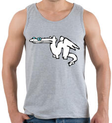 printfashion tiktok sárkány meme fehér (páros) - Férfi atléta - Sport szürke (15627019)