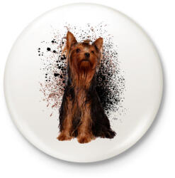 printfashion yorkie - Kitűző, hűtőmágnes - Fehér (3082837)