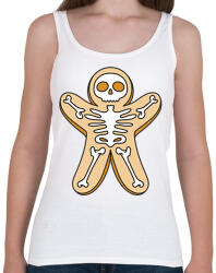 printfashion Mézeskalács csontváz - Női atléta - Fehér (15296624)