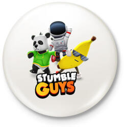 printfashion Stumble Guys - Kitűző, hűtőmágnes - Fehér (14958912)