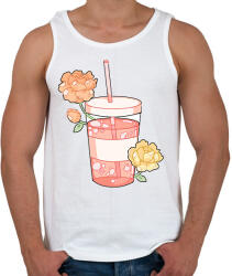 printfashion Limonade - Férfi atléta - Fehér (2262871)