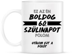 printfashion Utálom ezt a pólót - 60. - Bögre - Fehér (11701173)