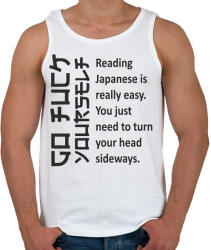 printfashion Japán - Férfi atléta - Fehér (12566691)