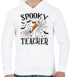printfashion Sooky Teacher - Férfi kapucnis pulóver - Fehér (16673251)