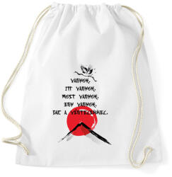 printfashion Vagyok - Haiku - Sportzsák, Tornazsák - Fehér (7632900)