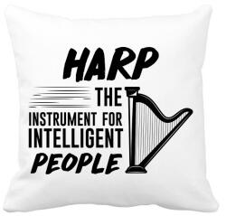 printfashion Intelligens emberek hangszere - Hárfa - Párnahuzat, Díszpárnahuzat - Fehér (7642245)