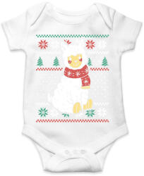 printfashion Lámás csúnya pulcsi - Baba Body - Fehér (14605768)
