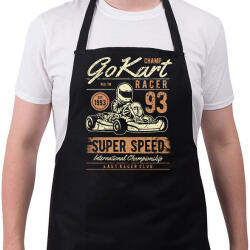 printfashion gokart - Kötény - Fekete (13718793)