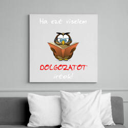 printfashion dolgozat - Vászonkép - Fehér (6627524)