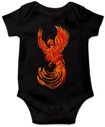 printfashion Főnix - Baba Body - Fekete (14042098)