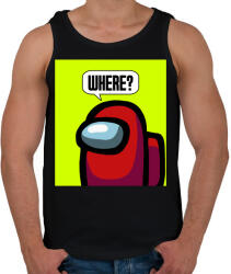 printfashion Among us Where - Férfi atléta - Fekete (3025247)