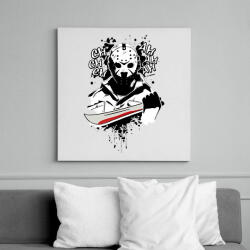 printfashion Péntek 13. - Jason Vorhees - Vászonkép - Fehér (16764041)