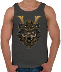 printfashion Veszélyes szamuráj - Férfi atléta - Sötétszürke (104431)