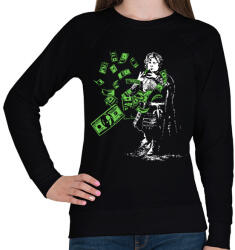 printfashion Tyrion pénzeső - Női pulóver - Fekete (1439724)