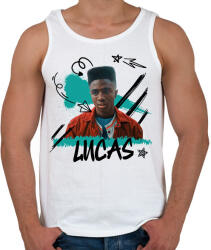 printfashion Lucas - Stranger Things - Férfi atléta - Fehér (11604899)