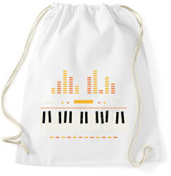 printfashion Szintetizátor - Sportzsák, Tornazsák - Fehér (14955470)