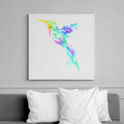 printfashion Strange smoke - Vászonkép - Fehér (6621244)