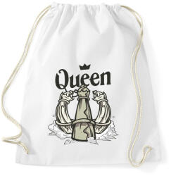 printfashion Sakk Queen - királynő - Sportzsák, Tornazsák - Fehér (4941862)