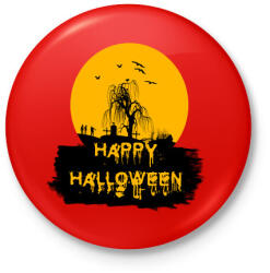 printfashion happy halloween - Kitűző, hűtőmágnes - Piros (3626146)