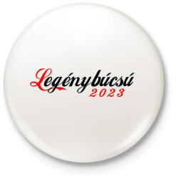 printfashion Legénybúcsú 2023/01 - Kitűző, hűtőmágnes - Fehér (11743046)