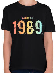 printfashion 1989 - Gyerek póló - Fekete (6228231)