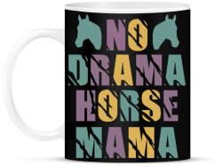 printfashion Horse mama - Bögre - Fekete (12716926)