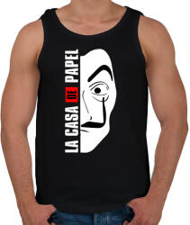 printfashion La Casa de Papel - A nagy pénzrablás - Money Heist - Férfi atléta - Fekete (5793369)