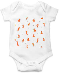 printfashion Winter foxes pattern man - Baba Body - Fehér (1328384)