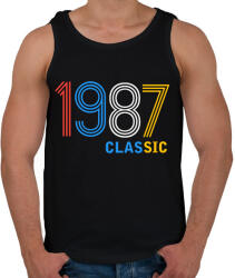 printfashion 1987 - Férfi atléta - Fekete (11933361)