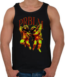 printfashion PRBLM - Férfi atléta - Fekete (14425018)