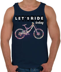 printfashion Bringázzunk - Férfi atléta - Sötétkék (140162)