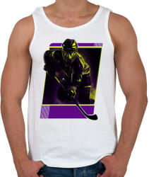 printfashion Jéghokis - Férfi atléta - Fehér (14591821)