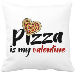 printfashion Pizza valentine - Párnahuzat, Díszpárnahuzat - Fehér (1177815)