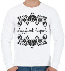 printfashion Agyfaszt kapok - Férfi pulóver - Fehér (16375196)