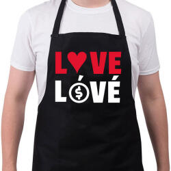 printfashion LOVE LÓVÉ 4 - Kötény - Fekete (10853856)