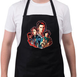 printfashion Stranger Things - season 4 - Kötény - Fekete (7245925)