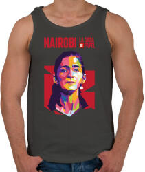 printfashion NAIROBI - Férfi atléta - Sötétszürke (4298367)