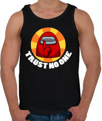 printfashion Trust no one - white - Férfi atléta - Fekete (3671465)