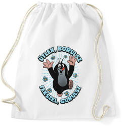 printfashion Antiszociális Kisvakond - Sportzsák, Tornazsák - Fehér (13612909)