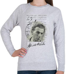 printfashion Radnóti Miklós - Női pulóver - Sport szürke (2444173)